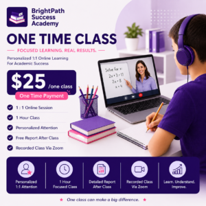 One time Class